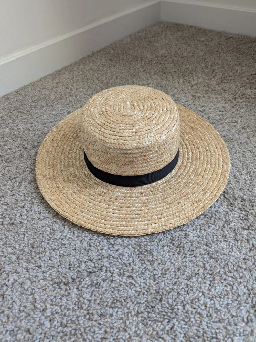 Straw Boater Hat